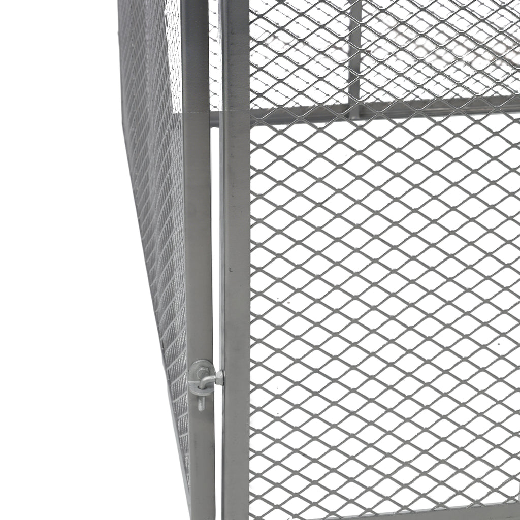 172-Gallon Outdoor Compost Bin – Rust-Proof Metal Wire Mesh Composter for Yard & Kitchen Waste
