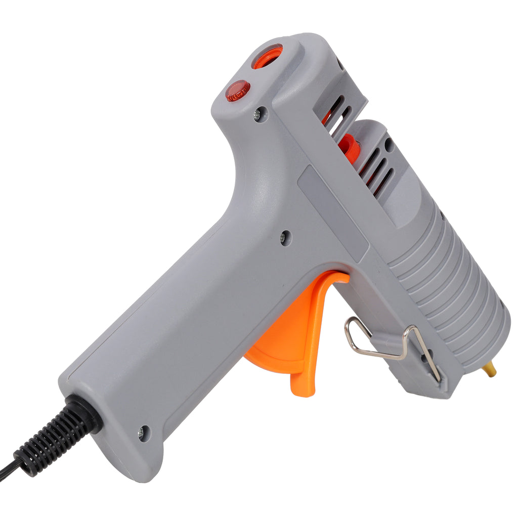 150W Adjustable Temperature Hot Glue Gun with 6 Copper Nozzles & 6 Glue Sticks