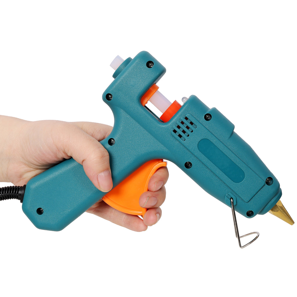Dual-Temperature Hot Glue Gun with 30 Glue Sticks & Storage Bag