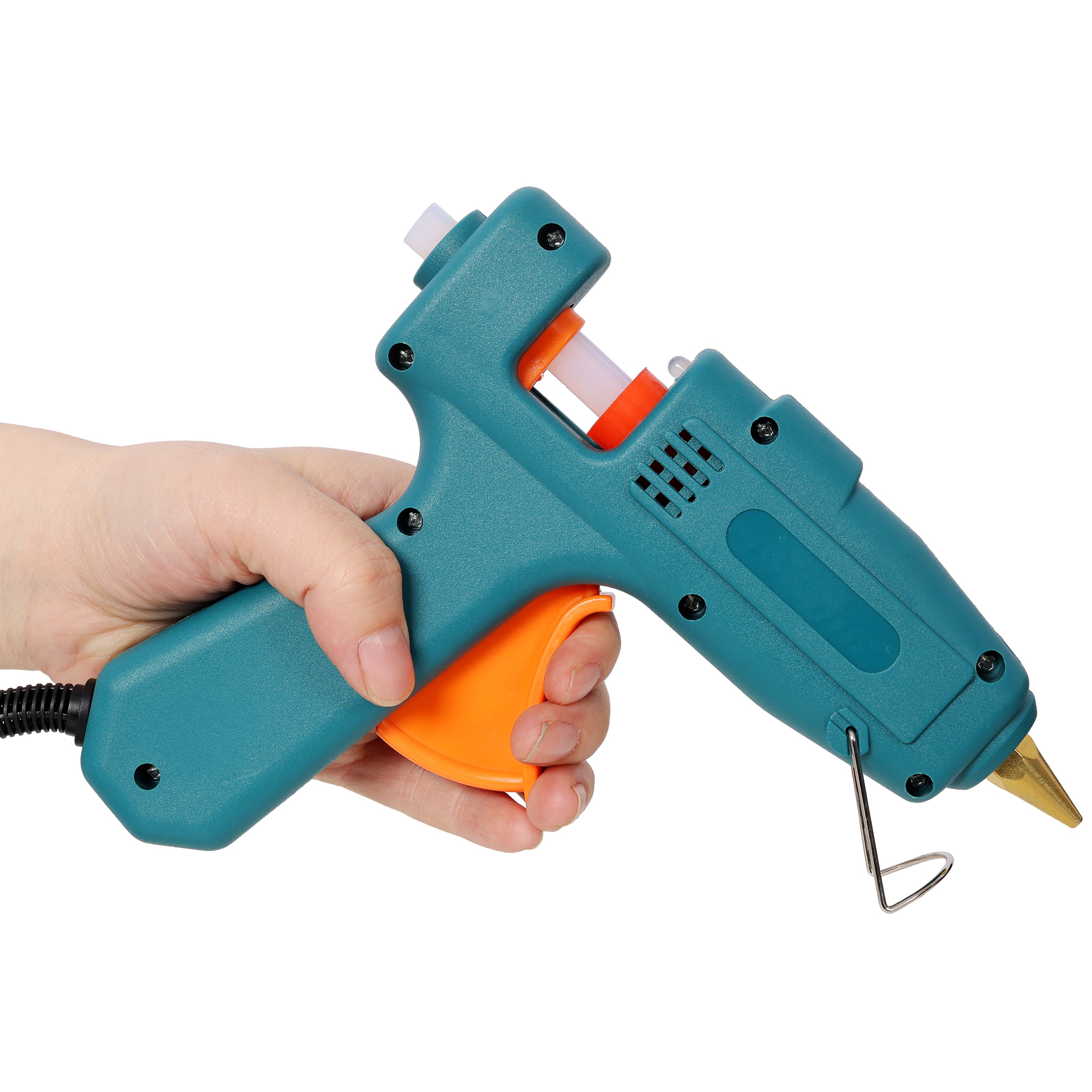 Dual-Temperature Hot Glue Gun with 30 Glue Sticks & Storage Bag