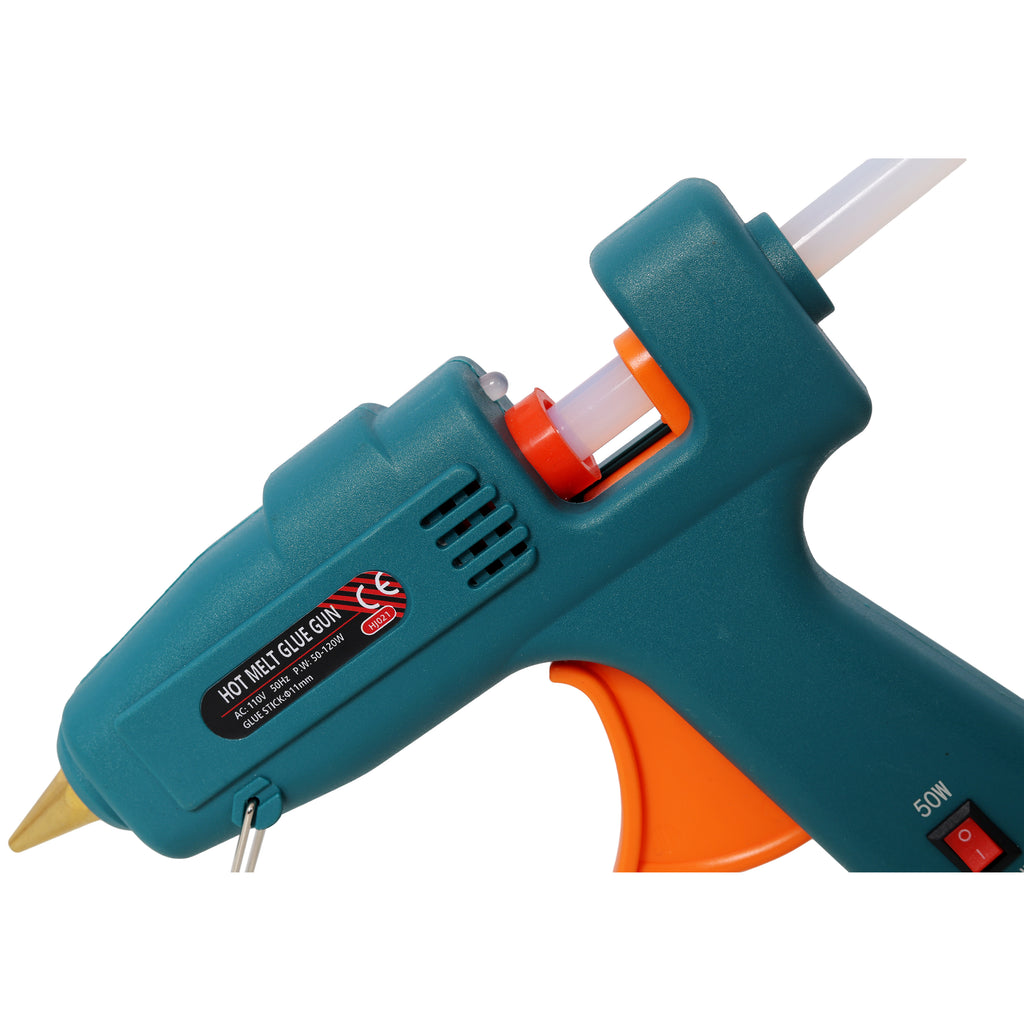 Dual-Temperature Hot Glue Gun with 30 Glue Sticks & Storage Bag